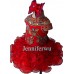 Infant/toddler/baby/children/kids Girl's glitz Pageant evening/prom Dress/clothing 1~6T G225A